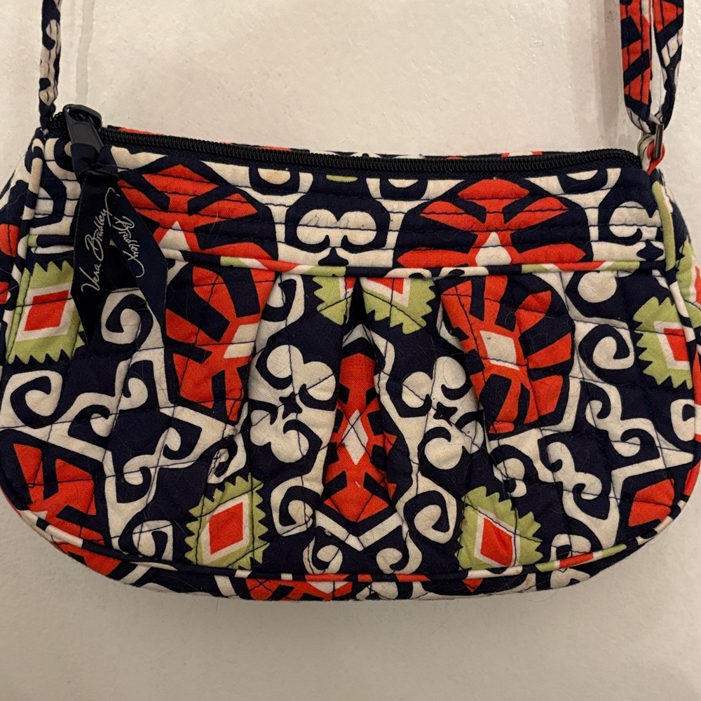 Vera Bradley Sun Valley Frannie Crossbody bag Navy blue Quilted